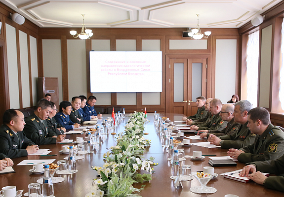 Визит в Республику Беларусь китайской военной делегации