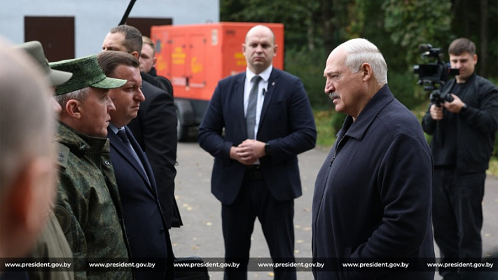 Президент Беларуси посетил испытательный полигон Института порошковой металлургии имени академика О.В.Романа