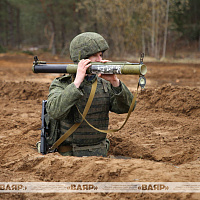 Намеснік Міністра абароны Беларусі наведаў палігон, дзе праходзіць баявое зладжванне падраздзяленняў, якія прыцягваюцца да ўдзелу ў КШУ