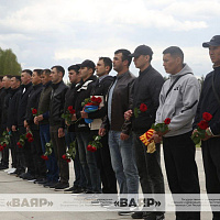 Почтили память жертв немецко-фашистских захватчиков в мемориальном комплексе «Хатынь»