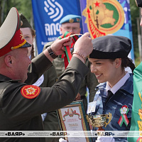 Адбылася цырымонія закрыцця рэспубліканскага фіналу ваенна-патрыятычнай гульні «Арляня»