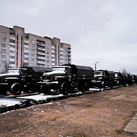В Беларусь прибыл очередной эшелон с военной техникой, входящей в состав РГВ (С)