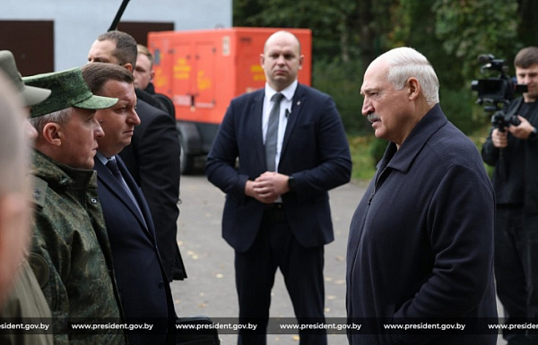 Президент Беларуси посетил испытательный полигон Института порошковой металлургии имени академика О.В.Романа