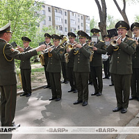 Накануне Дня Победы представители Министерства обороны поздравили ветеранов Великой Отечественной войны