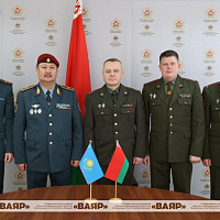 Belarus and Kazakhstan Discussed Bilateral Military Cooperation Issues 
