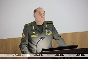 Генерал-лейтенант Александр Вольфович провел лекцию на факультете Генерального штаба Вооружённых Сил