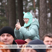 Торжественная церемония принятия новым пополнением Военной присяги 