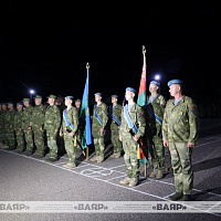 Белорусских военнослужащих, прибывших на учения ОДКБ, тепло встретили в Кыргызской Республике