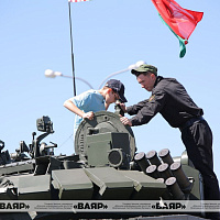 Военно-тематические площадки, посвящённые празднованию Дня Независимости Республики Беларусь 