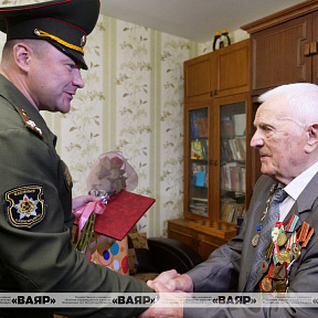 Сегодня исполнилось 100 лет участнику Великой Отечественной войны Фёдору Сергеевичу Фещенко