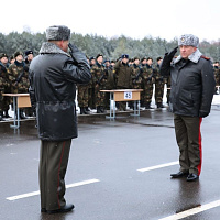 Новое пополнение принимает Военную присягу (видео)