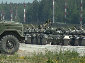 Подготовка техники к параду 3 июля