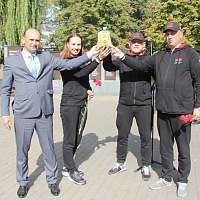 Патриотический автопробег «Символ единства» сегодня принимал Клецкий район