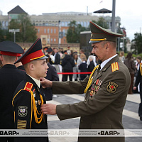Торжественная церемония 70-го юбилейного выпуска воспитанников Минского суворовского военного училища