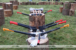 Фотофакт: IV Чемпионат Беларуси по колке дров среди работников СМИ (дополняется)