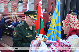 У Баранавічах урачыста сустрэлі маштабную акцыю «Адзінства ў памяці. Сіла ў подзвігу!» 
