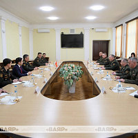Official visit of the Defence Minister of the Kyrgyz Republic to Belarus 
