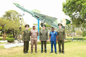 Commander of the Air Force and Air Defence Major General Andrei Lukyanovich Visits the Capital of Ethiopia