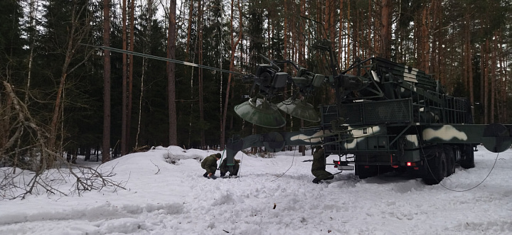 Контрольные занятия по тактико-специальной подготовке с войсками связи