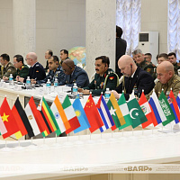 Брифинг для представителей военно-дипломатического корпуса, аккредитованных при Министерстве обороны Республики Беларусь