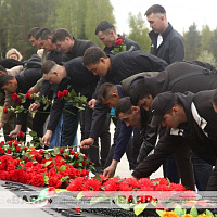 Почтили память жертв немецко-фашистских захватчиков в мемориальном комплексе «Хатынь»