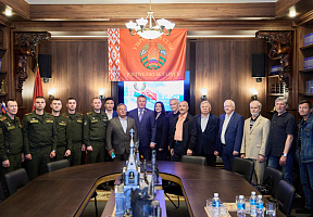 Торжественная встреча в Санкт-Петербурге накануне Дня Независимости Беларуси
