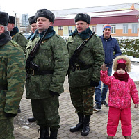 Присяга военнослужащих, призванных в состав территориальных войск Клецкого района