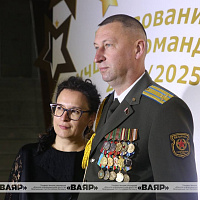 Торжественная церемония чествования командиров соединений и воинских частей
