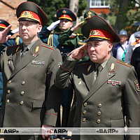 У мемориального комплекса «Брестская крепость-герой» прошла торжественная церемония открытия памятника советским пограничникам