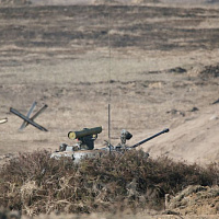 Активная фаза учения с 120-й отдельной гвардейской механизированной бригадой