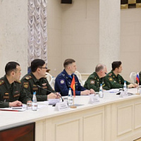 Встреча начальников подразделений международного военного сотрудничества вооруженных сил государств — членов ОДКБ (видео)