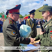 Торжественная церемония принятия новым пополнением Военной присяги (дополняется)