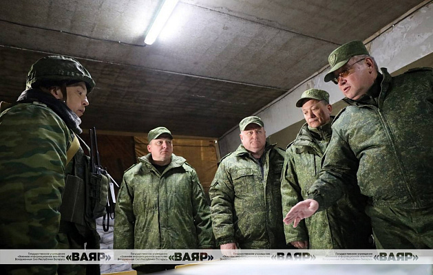 В Витебской области проходит командно-штабное учение с территориальными войсками Поставского района