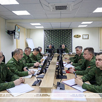 Командно-штабное учение с органами военного управления и частями технического обеспечения