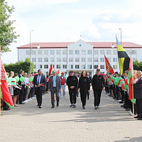 Патриотический автопробег «Символ единства» сегодня принимал Клецкий район