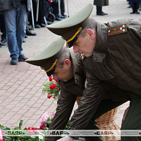 Представители Министерства обороны Беларуси приняли участие в акции, посвящённой 40-й годовщине аварии на Чернобыльской АЭС