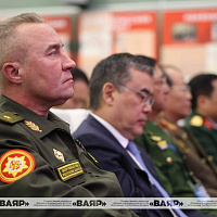 Представители белорусской военной делегации принимают участие в III Международном антифашистском конгрессе