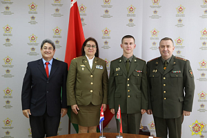 In the framework of international military cooperation