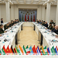 The main points from the statements made by the Chief of the International Military Cooperation Department, Major General Valery Revenka, at the briefing