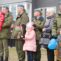В Бресте введён в эксплуатацию жилой дом: 95 из 128 квартир получили военнослужащие