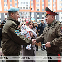 В Бресте прошло торжественное открытие двух домов для военнослужащих