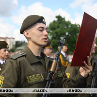 Торжественная церемония принятия новым пополнением Военной присяги (дополняется)