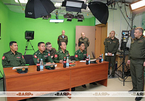 The Visit of the Myanmar Military Delegation to the Republic of Belarus Continues