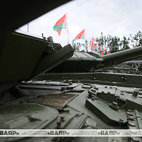 В 11 омбр состоялась церемония вручения модернизированных танков Т-72БМ2