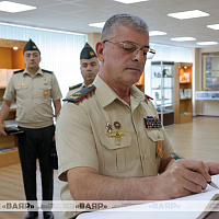 Делегация Министерства обороны Азербайджана посетила Минскую военную комендатуру