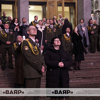 Торжественная церемония чествования командиров соединений и воинских частей