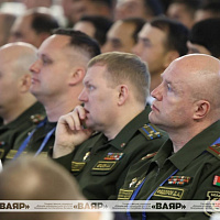 Представители белорусской военной делегации принимают участие в III Международном антифашистском конгрессе