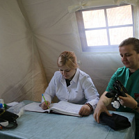 Военно-полевой госпиталь, развернутый в Сирии белорусами, приступил к работе