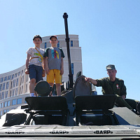 Военно-тематические площадки, посвящённые празднованию Дня Независимости Республики Беларусь 