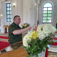 Министр обороны Беларуси посетил строящийся храм святого благоверного великого князя Александра Невского